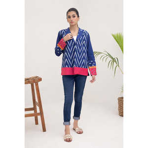 Camisa de Lino Estampada Colección WGK-KDW-DP-1741 - Product Image 1