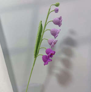 Nouveauté 2025 – Vente en gros usine – Fleurs au crochet faites main, modèles Muguet finis, pur artisanat - Product Image 6