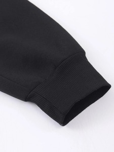 OEM Vente en gros Sweat à capuche brodé pour hommes Haute qualité 100% coton polaire hiver thermique chaud impression personnalisée pour l'automne - Product Image 6