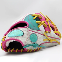 Gants de Baseball en cuir à usage professionnel 2024 mitaines de Softball personnalisables en gros gants de Baseball fabriqués au Pakistan
