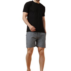 Vente en gros Logo personnalisé Fitness Jogger Legacy Short de survêtement en molleton de coton avec poches Style de rue uni teint en couleur unie - Product Image 5