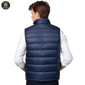เสื้อกั๊กขนเป็ดแขนกุดสำหรับผู้ชายแจ็คเก็ตฤดูหนาว - Product Image 4