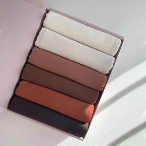 Custom Logo Wholesale High Quality <b>Modal</b> Summer Islamic <b>Hijabs</b> Scarf Headscarf for Muslim Women Soft Smooth Custom Size - Product Image 1