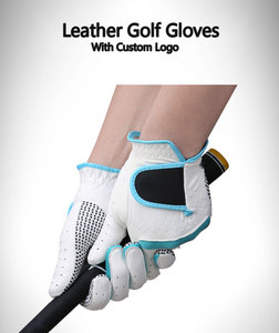 Guante de golf de piel de oveja genuina de mano derecha para hombre con logotipo personalizado marcador de bola magnética transpirable para deportes - Product Image 3