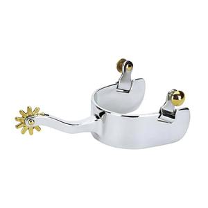 Nouveauté : éperons de cheval de style western vieilli avec articulation fine, accessoires équestres, équipement équestre, éperons équestres - Product Image 5