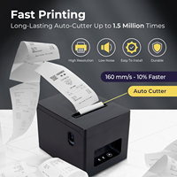 Impresora Térmica de Recibos T8320 POS de 80 mm, USB, LAN, con Cortador Automático, Compatible con Cajones de Dinero, Accesorio para Cocina y Restaurante