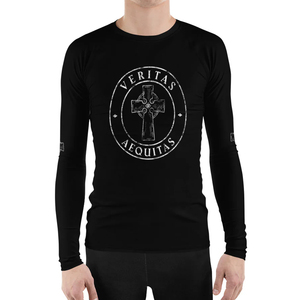 เสื้อรัดกล้ามแขนยาวแบบสั่งทำพิเศษ ทรงเข้ารูป สำหรับออกกำลังกาย ผลิตจากวัสดุรักษ์โลก แห้งเร็ว 220 กรัม ป้องกันรังสียูวี ระบายอากาศได้ดี สำหรับผู้ชาย - Product Image 1