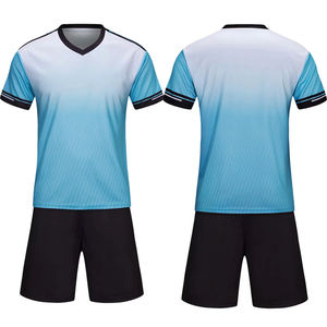 Uniformes de fútbol personalizados para hombres y adultos, ropa deportiva en blanco, nuevo diseño, 100% algodón y poliéster, precio barato, conjuntos de uniformes de Fútbol 2022 - Product Image 3