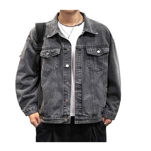 Alta calidad en blanco personalizado ácido era chaqueta de mezclilla, los hombres de estilo callejero de moda Estado unido ácido lavado chaqueta de mezclilla - Product Image 4