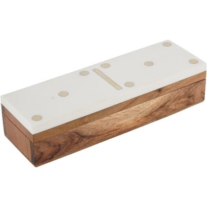 Tendencia: Piezas de dominó de hueso de camello, decoración para juegos, decoración de mesa de dominó de madera india, dominó de resina de madera para interiores, para tiendas de artículos para el hogar - Product Image 1