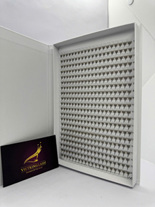 Plateaux d'extensions de cils en soie noir mat 12D 0.03 0.05 0.07mm Extensions de cils en cachemire Plateaux d'extensions de cils en gros Noir mat - Product Image 1