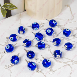 Wholesale <b>Ball</b> Evil Eye Carved Agate Gemstone Pendulums Eco-Friendly Meditation Reiki for Healing Balance - Product Image 1