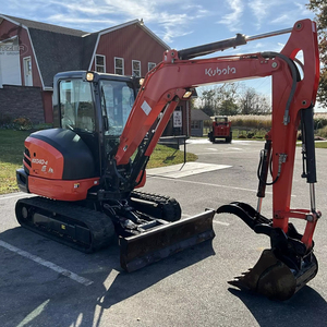 Mini-excavatrice compacte Kubota KX040-4 à moteur diesel, machine de terrassement 4T |   Mini-excavatrice 4 tonnes U27-4 sur chenilles à vendre - Product Image 1