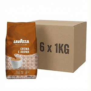Wholesale Supply of Lavazza Crema e Aroma Brown Whole Bean Coffee 1kg Premium Italian Espresso Rich Flavor Aroma <b>Roast</b> Cheap - Product Image 4