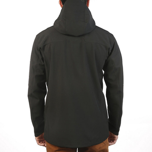 แจ็คเก็ตกันลมสำหรับผู้ชาย, เสื้อแจ็คเก็ตกันลมกันน้ำมีฮู้ดปรับแต่งโลโก้ได้เสื้อแจ็คเก็ตขนแกะลำลองสำหรับฤดูใบไม้ผลิ - Product Image 6