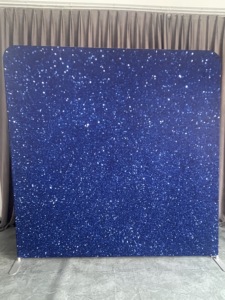 Custom 8x8ft Photo Booth Backdrop Stands funda de almohada roja cubierta de pantalla de tela de tensión - Product Image 3