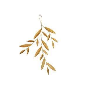 Ornements suspendus de Noël floraux en métal luxueux arbre de Noël suspendus accessoires de décoration pour la maison x noël fête du nouvel an - Product Image 1