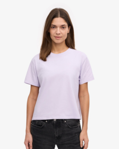 Camiseta de Cuello Redondo para Mujer, Último Diseño Exclusivo, Ajustada, Informal, Transpirable, 100% Algodón, en Oferta - Product Image 6