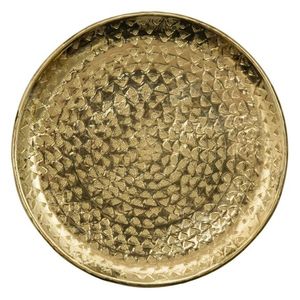 Logo imprimé cadeau de mariage plateau ustensiles de cuisine vaisselle décorative en métal nouveau Design rond Super Service plateau en métal Top vente - Product Image 5
