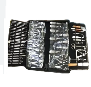 EXTRACTION CHIRURGICALE DENTAIRE 60 Pièces CHIRURGIE ORALE ASCENSEURS FORCEPS INSTRUMENTS - Product Image 1