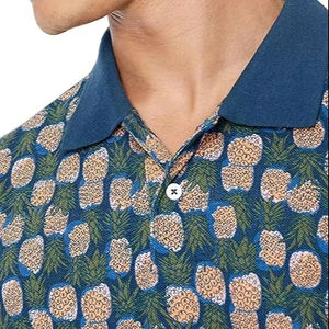 Nuevos hombres para Polo transpirable de secado rápido 100% algodón patrón sólido tela de lona - Product Image 1