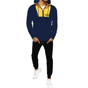 Chándal liso con logotipo personalizado para hombre, conjunto de chándal deportivo con capucha para correr, chándal estampado para invierno, chándal estampado para invierno - Product Image 3