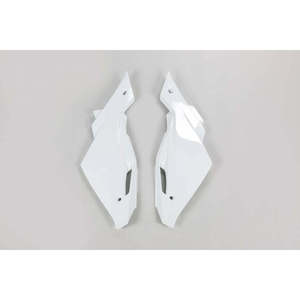 Pannelli laterali 041 bianchi per Husqvarna WR accessorio carenatura 125 2009 2013 moto - Product Image 1