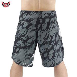 กางเกงขาสั้น MMA เอวยาวปานกลางแบบสั้นสวมใส่สบายน้ำหนักเบาออกแบบโลโก้ได้ตามต้องการ - Product Image 2
