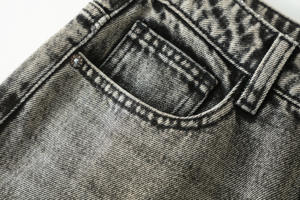 Baggi Jeans jorts pour hommes Fit Baggy Jeans Short Dark - Product Image 3