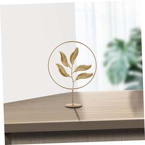 Nordic Luxurious Leaf Sculpture Table Decor <b>Wedding</b> <b>Centerpiece</b> and Table Decoration Home Decor Luxury Style Festive Arrival - Product Image 1