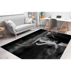 Tapis Vache des Highlands : Imprimé Animal Personnalisé, Tapis d'Appoint Antidérapant, Tapis Fin Non Tissé - Product Image 3