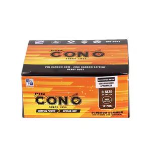 Long-Lasting 1.5V D Size Zinc-Carbon Battery PVC Protective Jacket for <b>Home</b> <b>Appliances</b> <b>Toys</b> Made Vietnam OEM Available-Eagle/Con - Product Image 1