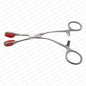 HERMANN MEDITECH Young Tongue Forceps Stainless Steel Manual Reusable CE Certified Class II Surgical Grasping Holding <b>Instrument</b> - Product Image 5
