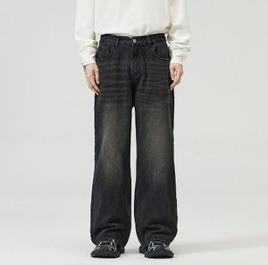 Jeans coupe ample hommes pantalons baggy en denim pour hommes jeans durables denim de haute qualité jeans élégants hommes détendus - Product Image 1