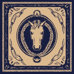 Pañuelo Largo de Seda Clásico a Cuadros para Mujer - Pañuelos Elegantes y Personalizables de Alta Calidad para Mujer - Product Image 1