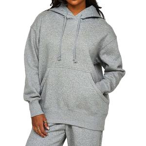 Conjuntos de chándal de ropa deportiva de peso pesado sólido de talla grande para mujer Ropa activa transpirable de alta calidad Logotipo personalizado Color - Product Image 5