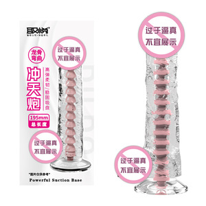 Dildo Transparente de Cristal con Ventosa - Juguete Realista para el Placer Adulto - Product Image 6