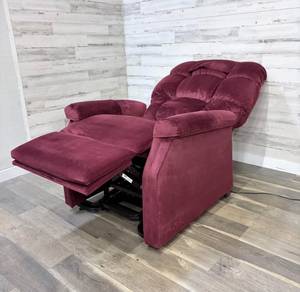 Electric Lift Recliner Chair Massaging <b>Heating</b> Lounge <b>Seat</b> Faux Leather Upholstered Modern Home Chair - Product Image 1