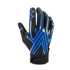 Guantes de Fútbol Americano de Calidad Profesional al por Mayor, Impresión Digital Completa, Diseño Personalizado, Nueva Colección, Venta Caliente, Gama de Colores del Club - Product Image 3