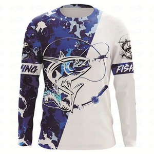 Camisa de Pesca Unisex de Alto Rendimiento, Ventilada, Manga Larga, Protección Solar UPF 50, Secado Rápido, Transpirable, Laterales de Malla Refrescante, 100% Poliéster - Product Image 6