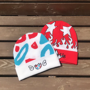 High Quality Acrylic <b>Beanie</b> Knitted Jacquard Winter <b>Satin</b> <b>Lined</b> Blank <b>Beanies</b> With Custom Logo Embroidery <b>Beanie</b> Hats - Product Image 6