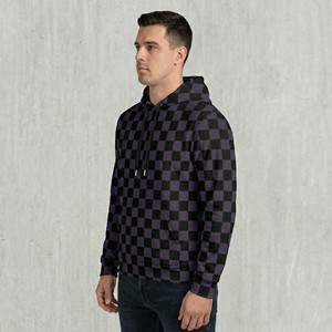 Sweat-shirt en molleton décontracté pour homme, style Harajuku Vaporwave, hiver, motif graphique « Erreur 404 Texture Non Trouvée », coupe classique, numérique - Product Image 3