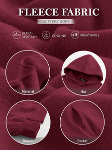 2025มีฮู้ดโอเวอร์ไซส์เปิดไหล่ตกสำหรับผู้หญิงเสื้อมีฮู้ดผ้าคอตตอนระบายอากาศได้ดีผ้าคอตตอน100% ใหม่ - Product Image 6