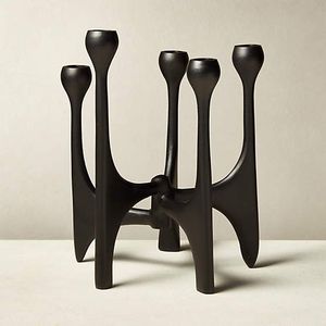 Portavelas decorativo de diseño elegante, portavelas de color negro de metal de alta calidad a un precio asequible por proveedores indios - Product Image 6