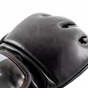 Premium Quality PU Leather MMA <b>Gloves</b> High Quality <b>Moisture</b> Wicking Breathable Half Finger Adult Unisex Boxing Training Closure - Product Image 4