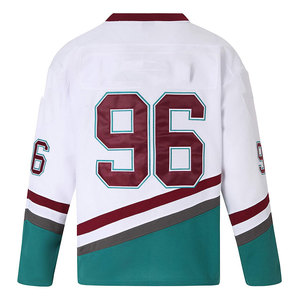 Service OEM en gros, logo personnalisé, maillots de hockey sur glace sublimés, uniformes, hauts, vêtements de sport, séchage rapide, antibactérien - Product Image 6