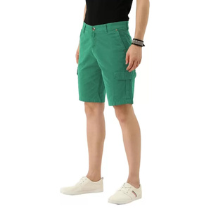 65% poliéster 33% rayón 2% ELASTANO código negro 2 en 1 pantalones cortos Cargo con contraste impreso interior Legging Casual hasta la rodilla diseño - Product Image 3