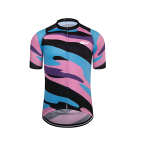 Maillot de ciclismo para mujer, camiseta de manga larga transpirable para bicicleta de carretera con tela de malla de secado rápido, cremallera completa y bolsillos de almacenamiento traseros - Product Image 1