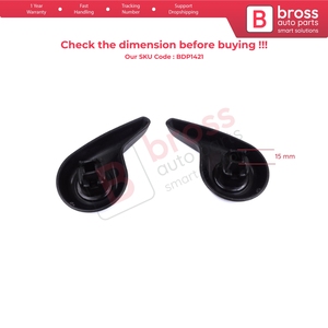 Juego de manijas ajustables delanteras para reclinación BDP1421, color negro, para Megane MK4 B9A K9A Talis LP KP 2015 en adelante, 874519982R 874016692R - Product Image 6