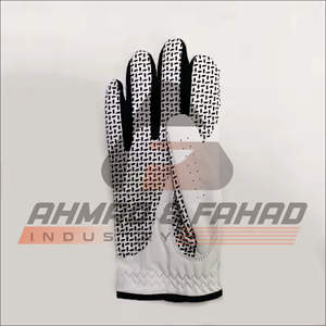 Gants de golf personnalisés de haute qualité en cuir blanc Cabretta pour adultes coussin de tranche de qualité supérieure respirant grande flexibilité de sensation pour - Product Image 1